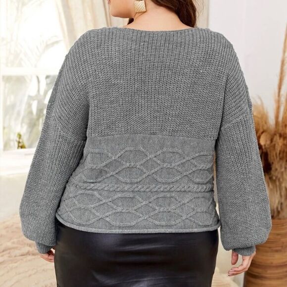 Cross Front Knit Sweater - Picture 2 of 7